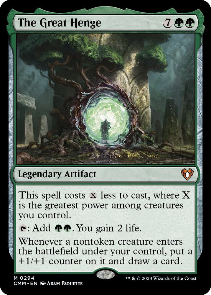 The Great Henge - Commander Masters (CMM) NM *FOIL*