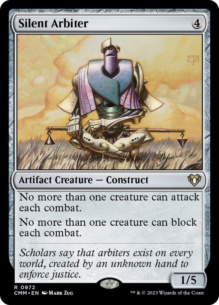 Silent Arbiter - Commander Masters (CMM) NM
