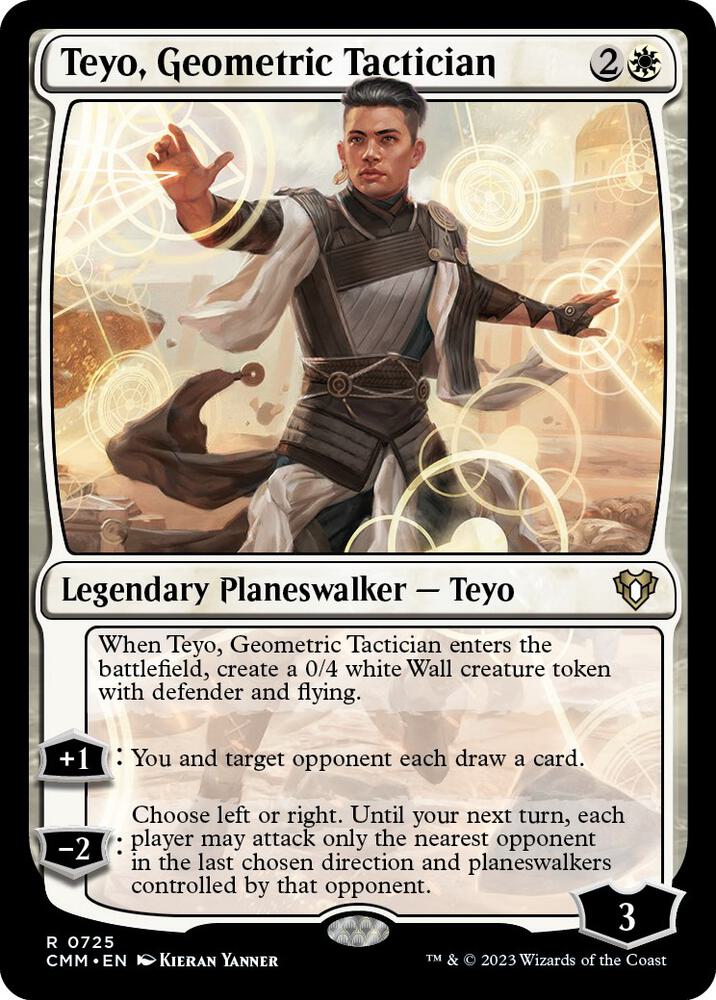 Teyo, Geometric Tactician - Commander Masters (CMM) NM