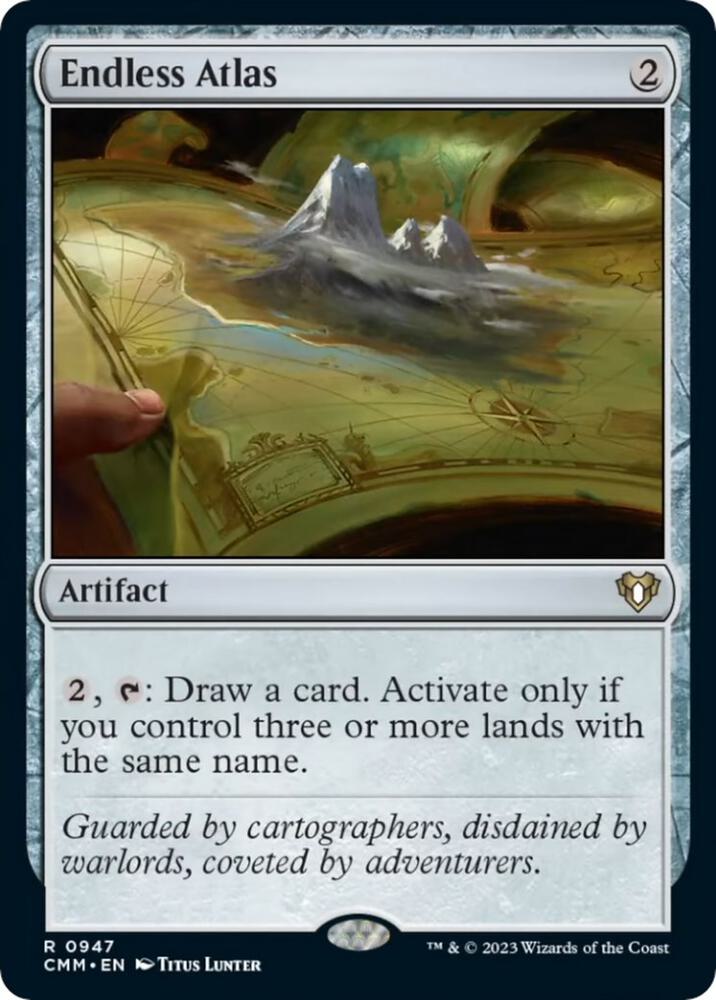 Endless Atlas - Commander Masters (CMM) NM