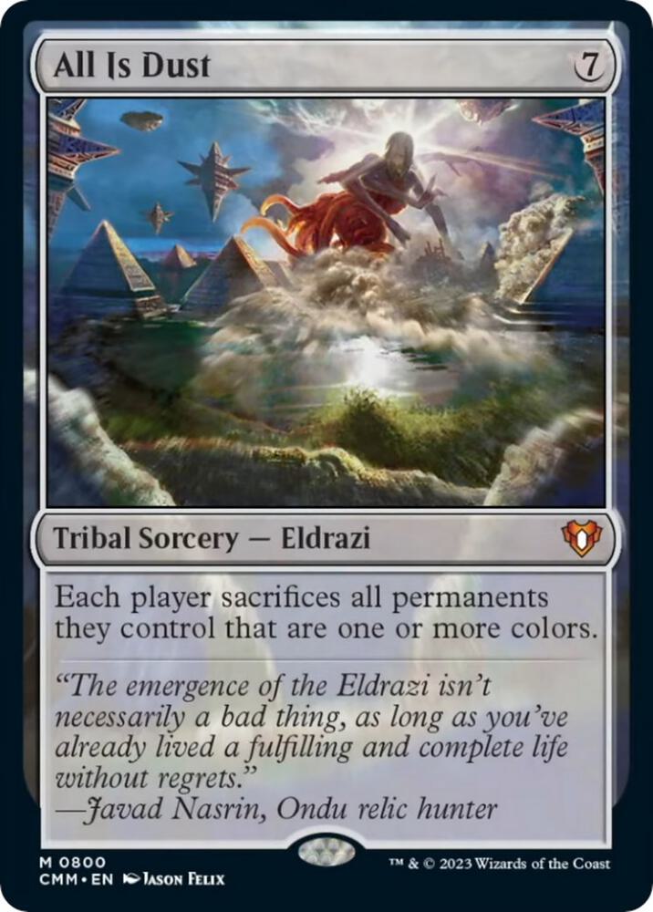 All Is Dust - Commander Masters (CMM) NM