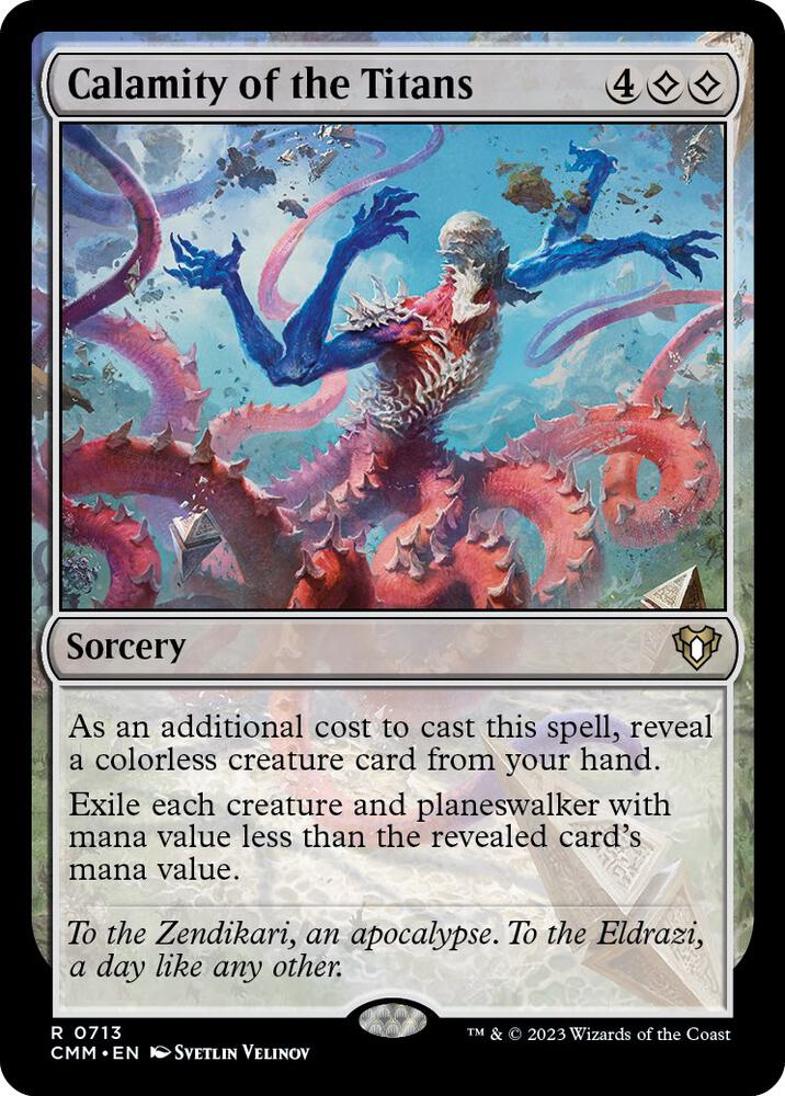 Calamity of the Titans - Commander Masters (CMM) NM
