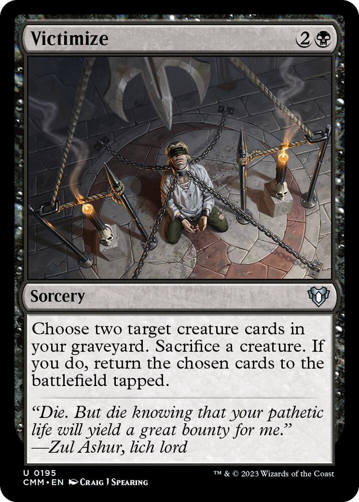 Victimize - Commander Masters (CMM) NM *FOIL*