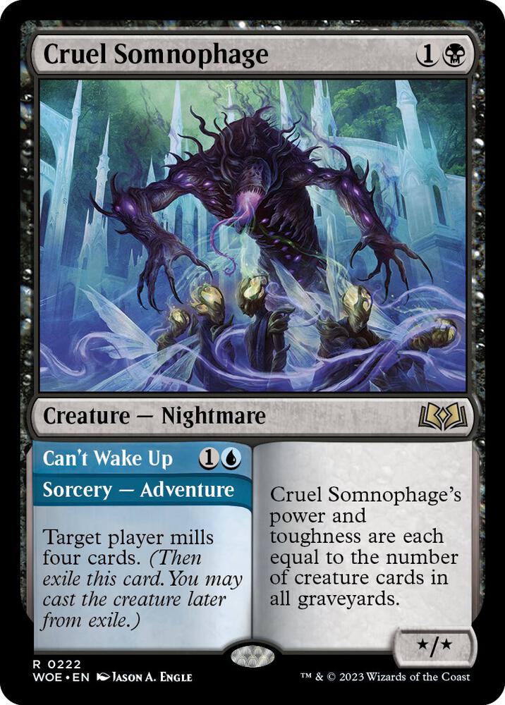Cruel Somnophage - Wilds of Eldraine (WOE) NM