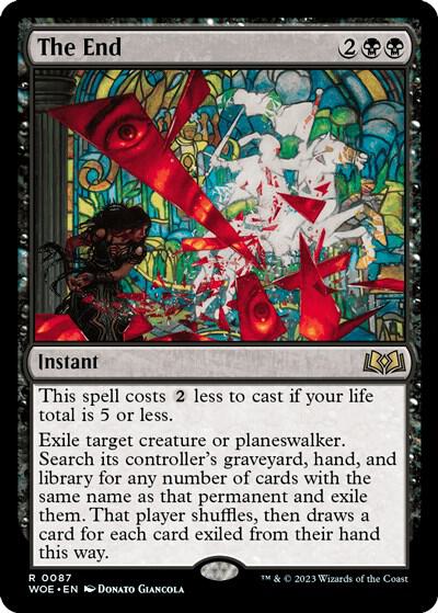 The End - Wilds of Eldraine (WOE) NM *FOIL*