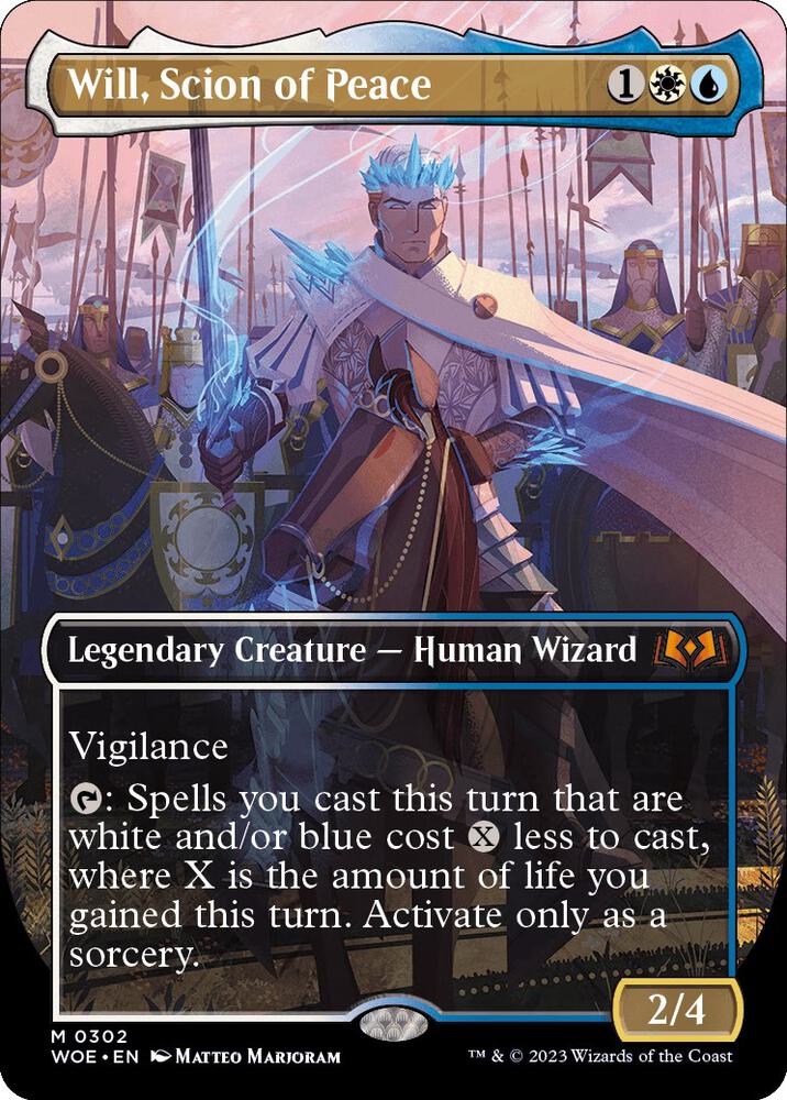 Will, Scion of Peace (Borderless) - Wilds of Eldraine (WOE) NM