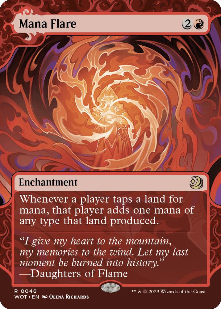 Mana Flare - Wilds of Eldraine: Enchanting Tales (WOT) NM *FOIL*