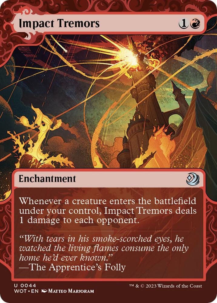Impact Tremors - Wilds of Eldraine: Enchanting Tales (WOT) NM
