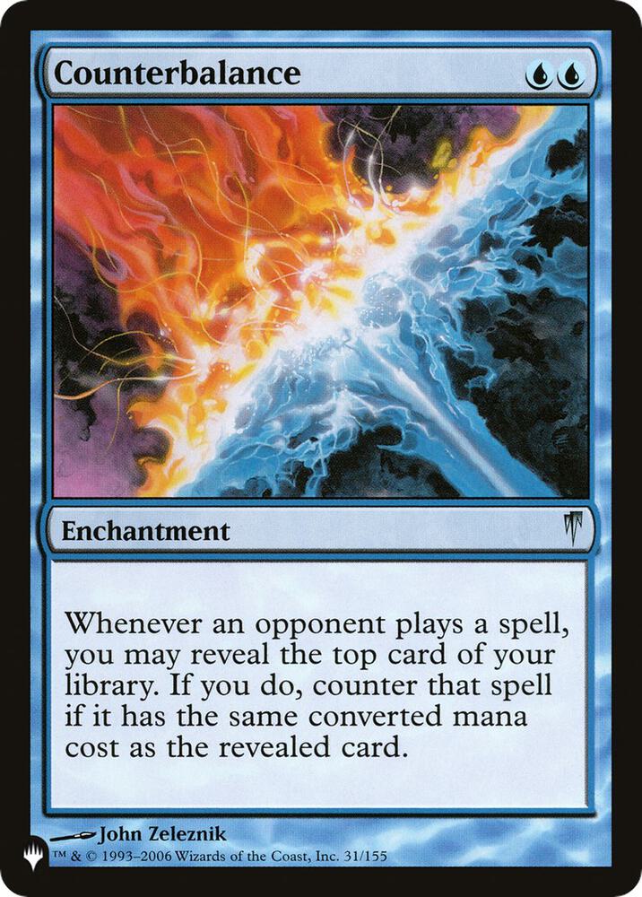 Counterbalance - The List Reprints (LIST) NM