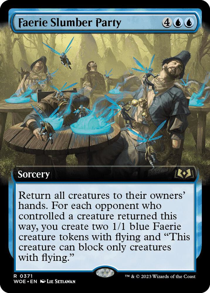 Faerie Slumber Party (Extended Art) - Wilds of Eldraine (WOE) NM