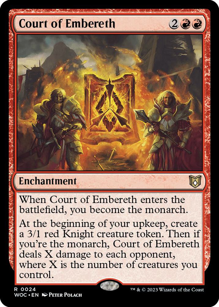 Court of Embereth - Commander: Wilds of Eldraine (WOC) NM