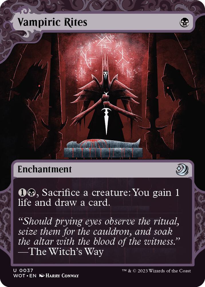 Vampiric Rites - Wilds of Eldraine: Enchanting Tales (WOT) LP *FOIL*
