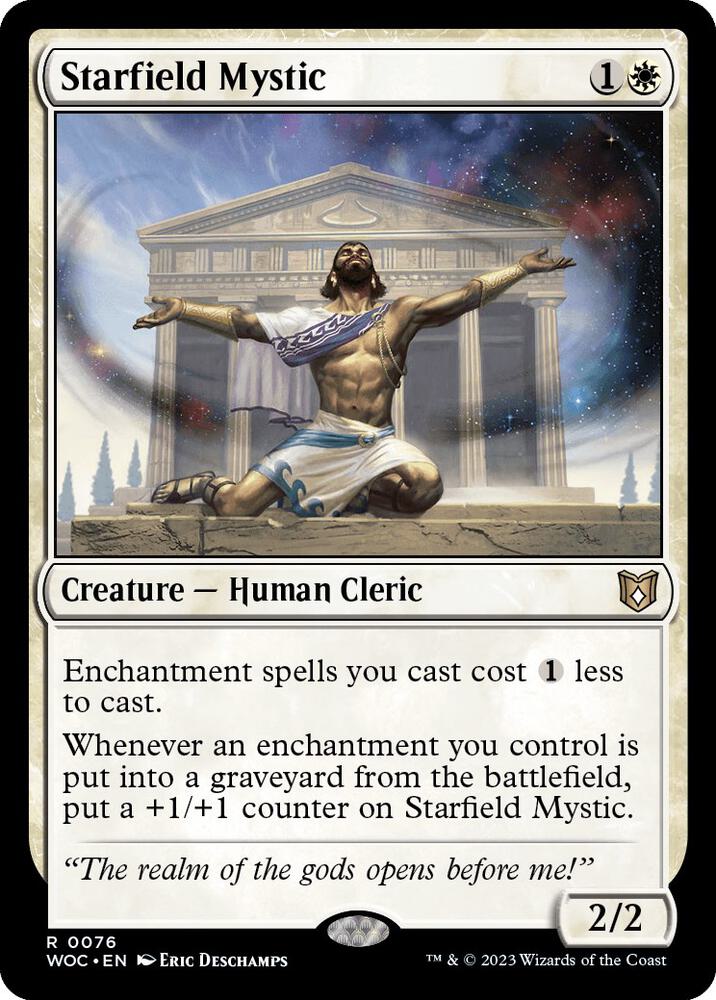 Starfield Mystic - Commander: Wilds of Eldraine (WOC) NM
