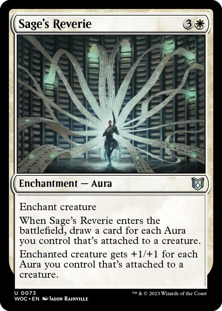 Sage's Reverie - Commander: Wilds of Eldraine (WOC) NM