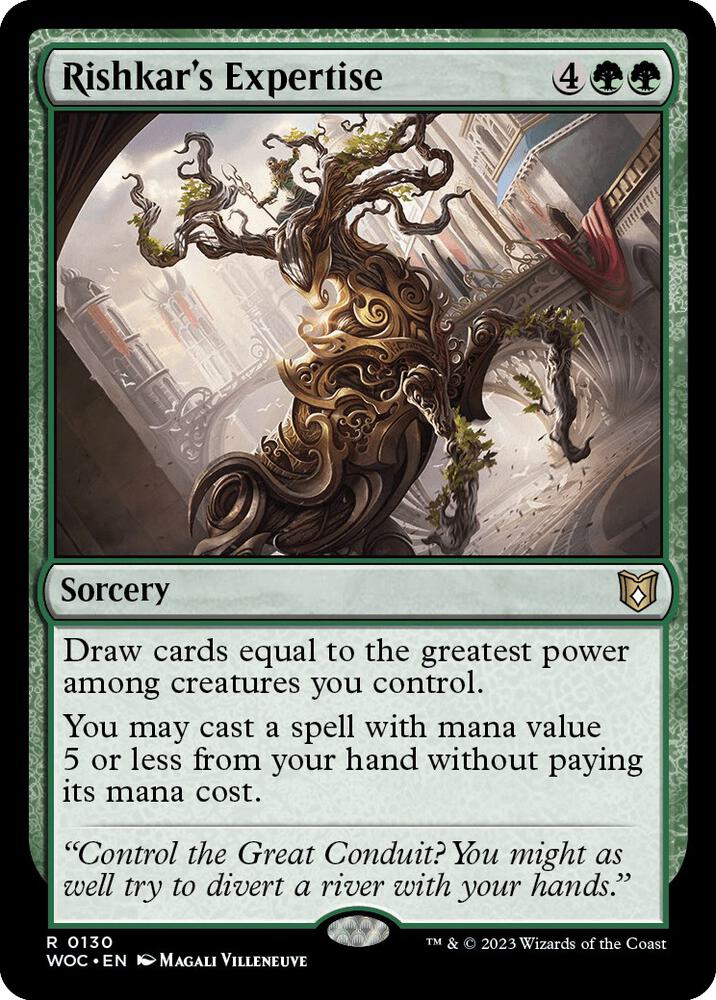 Rishkar's Expertise - Commander: Wilds of Eldraine (WOC) NM