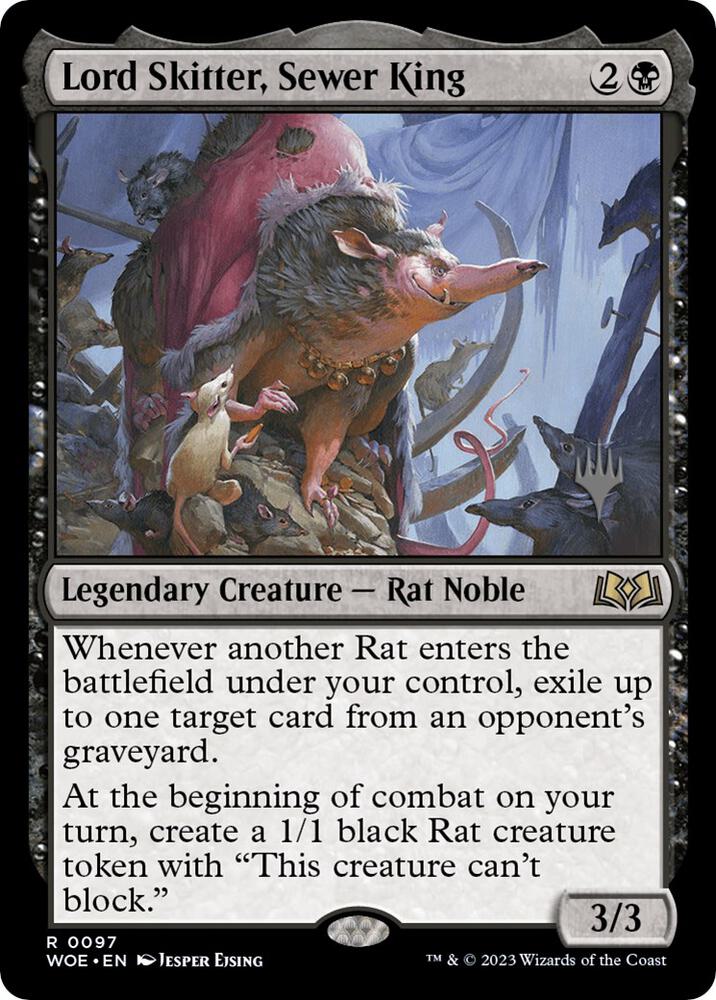 Lord Skitter, Sewer King - Promo Pack: Wilds of Eldraine (PPWOE) NM