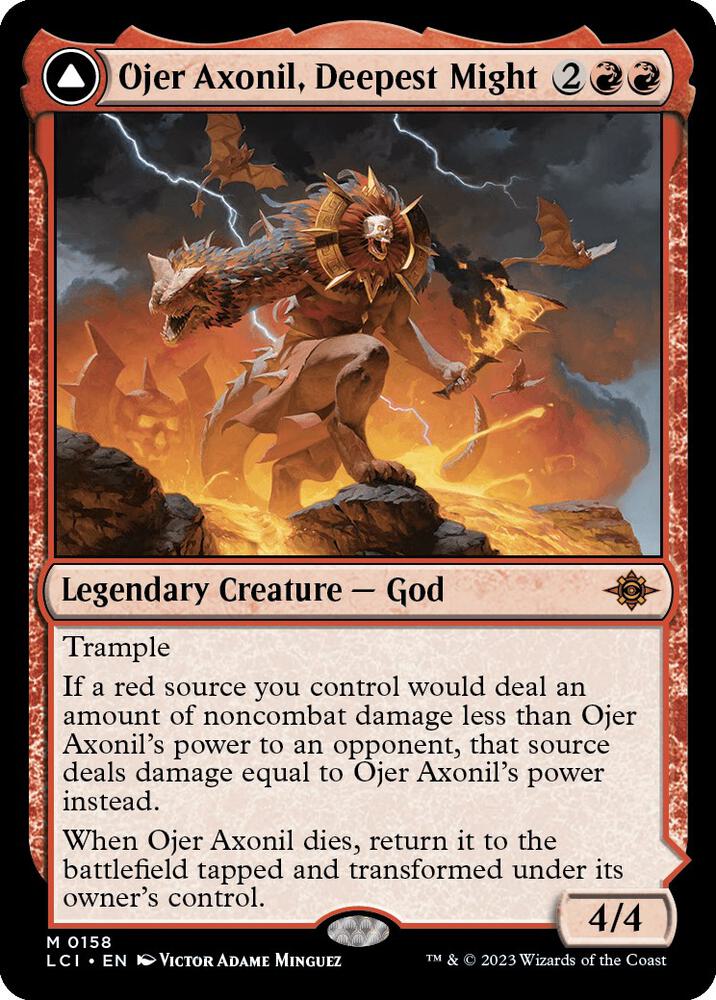 Ojer Axonil, Deepest Might - The Lost Caverns of Ixalan (LCI) NM *FOIL*