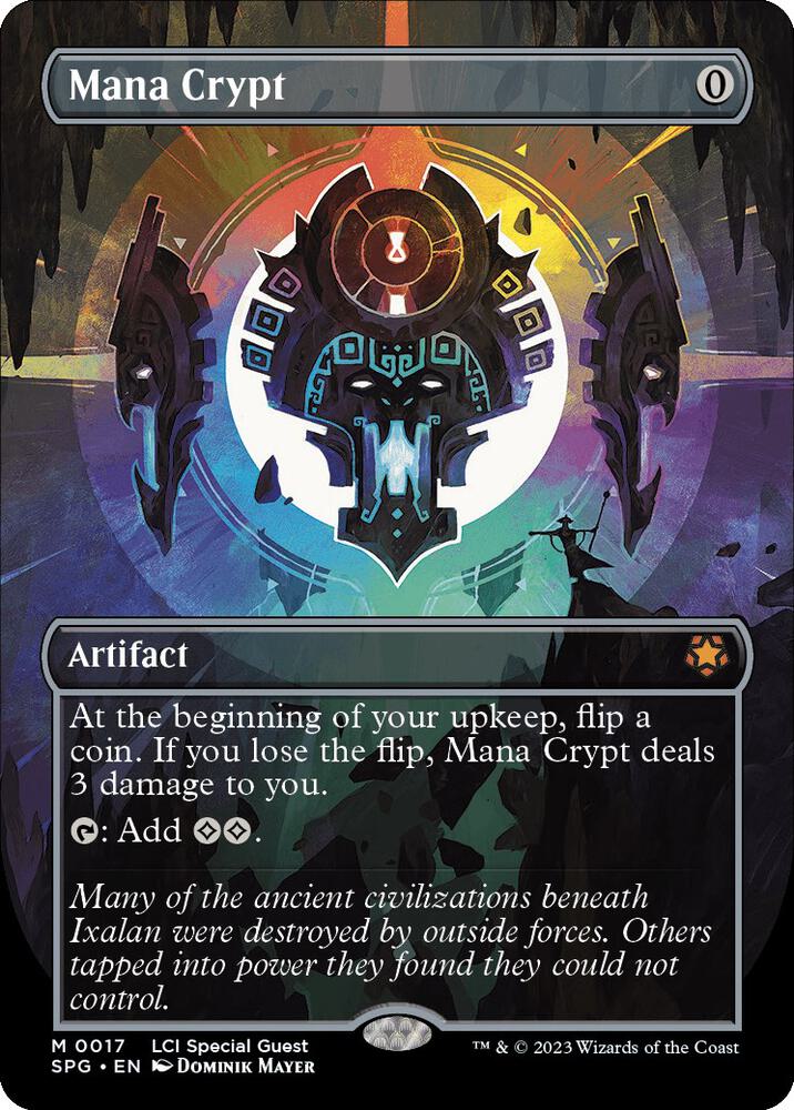 Mana Crypt (Borderless) - Special Guests (SPG) NM