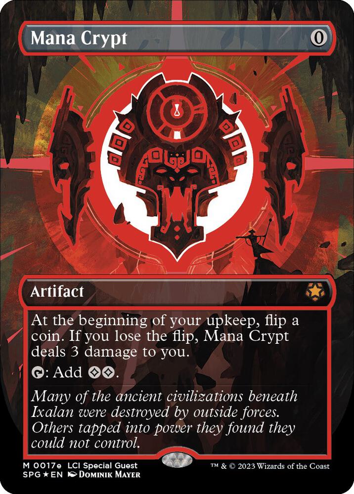 Mana Crypt (0017e) (Borderless) - Special Guests (SPG) LP *FOIL*