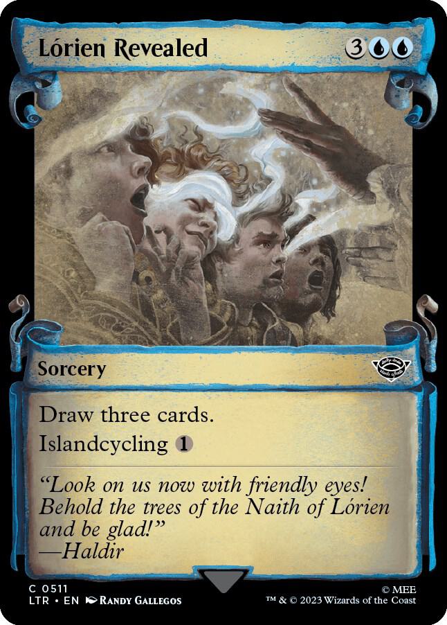 Lorien Revealed (Showcase Scrolls) - Universes Beyond: The Lord of the Rings: Tales of Middle-earth (LTR) NM *FOIL*