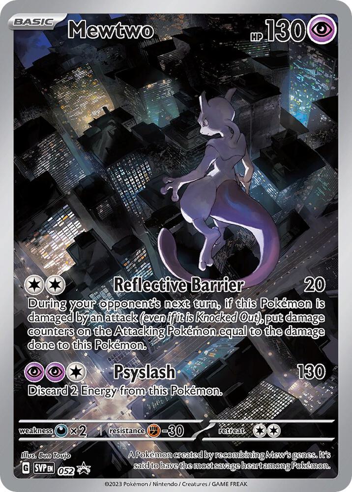 Mewtwo - 052 - SV: Scarlet & Violet Promo Cards (SVP) NM *FOIL* SEALED