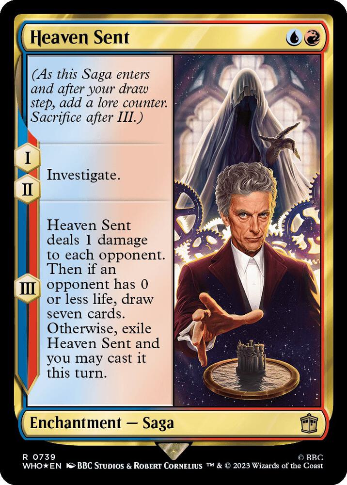Heaven Sent (Surge Foil) - Universes Beyond: Doctor Who (WHO) NM *FOIL*
