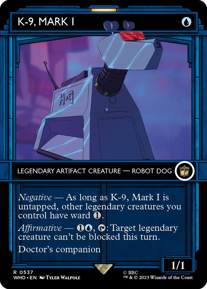 K-9, Mark I (Showcase) - Universes Beyond: Doctor Who (WHO) NM *FOIL*