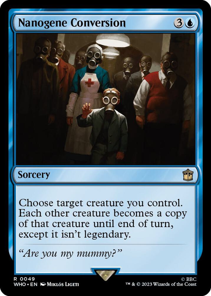 Nanogene Conversion - Universes Beyond: Doctor Who (WHO) NM