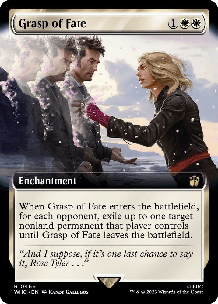 Grasp of Fate (Extended Art) - Universes Beyond: Doctor Who (WHO) NM *FOIL*