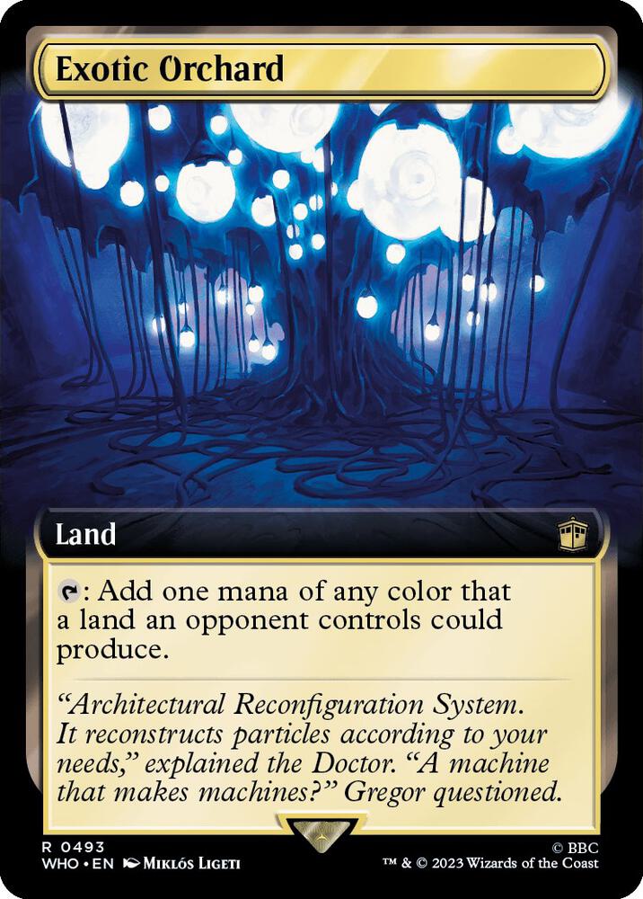 Exotic Orchard (Extended Art) - Universes Beyond: Doctor Who (WHO) NM
