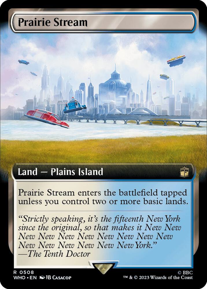 Prairie Stream (Extended Art) - Universes Beyond: Doctor Who (WHO) NM *FOIL*