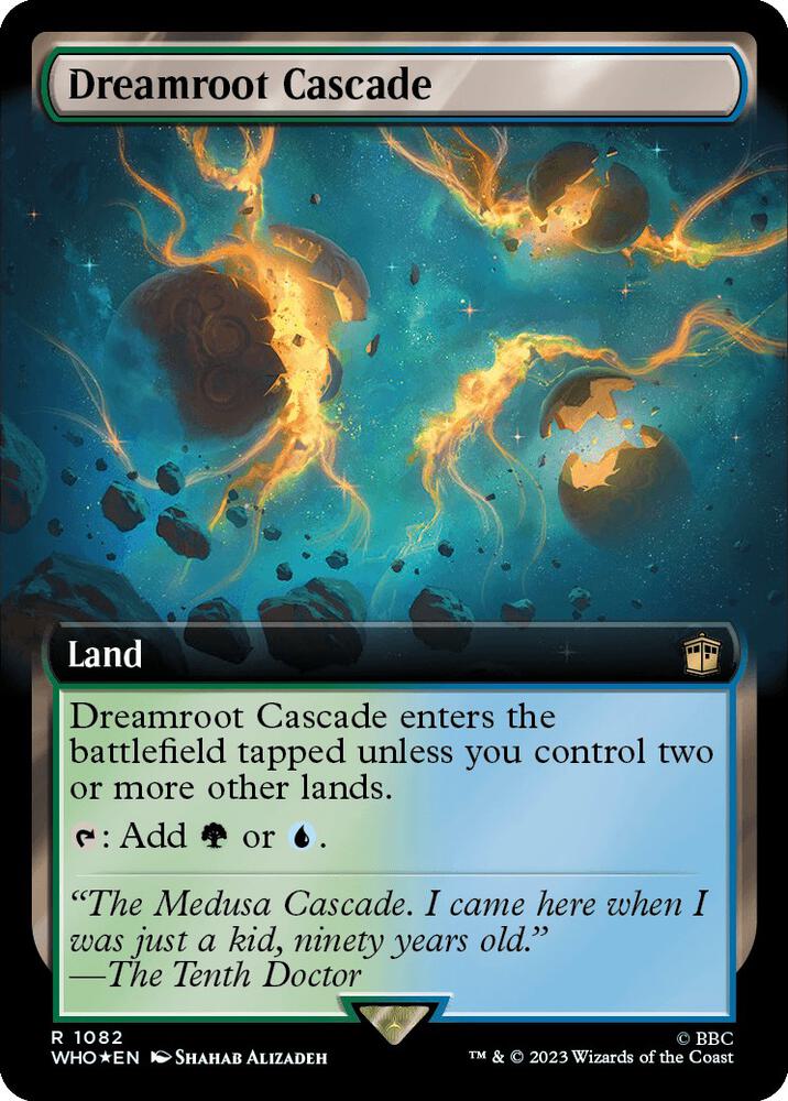 Dreamroot Cascade (Extended Art) (Surge Foil) - Universes Beyond: Doctor Who (WHO) NM *FOIL*