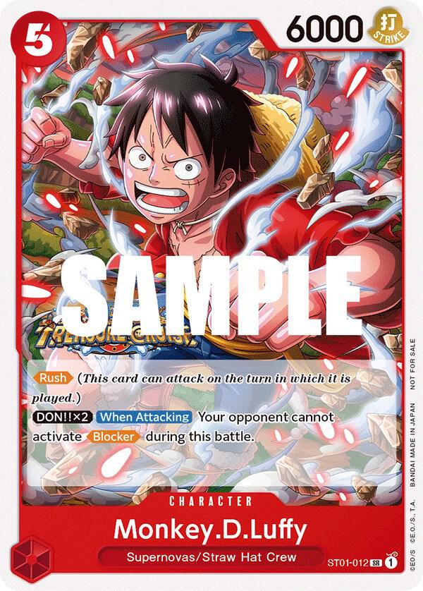 Monkey.D.Luffy (Tournament Pack Vol. 5) - One Piece Promotion Cards (OP-PR) NM *FOIL*
