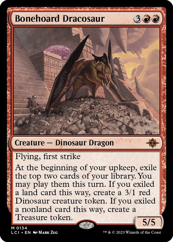 Bonehoard Dracosaur - The Lost Caverns of Ixalan (LCI) NM