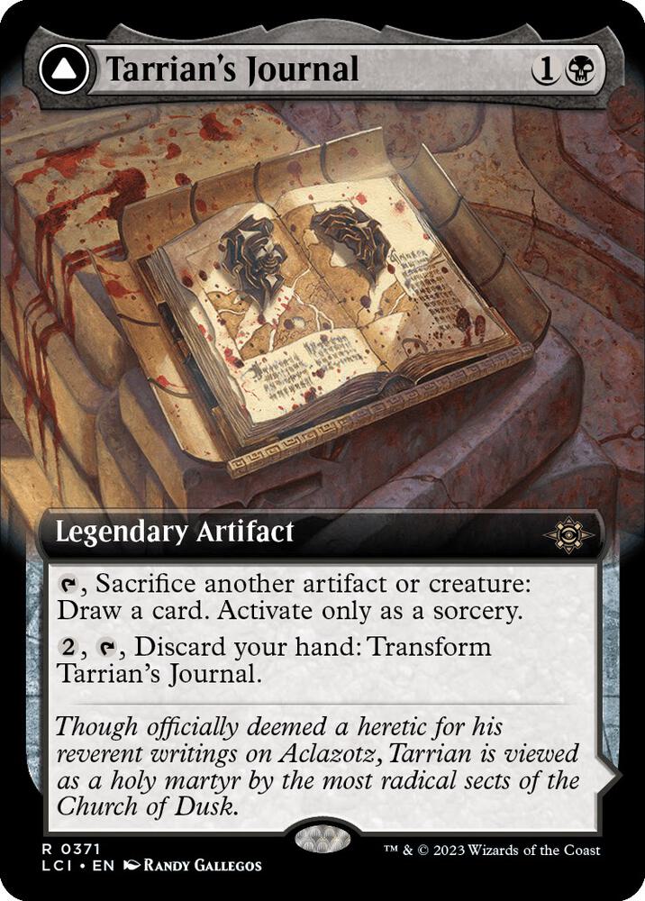 Tarrian's Journal (Extended Art) - The Lost Caverns of Ixalan (LCI) LP