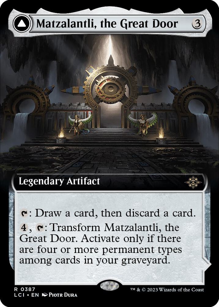 Matzalantli, the Great Door (Extended Art) - The Lost Caverns of Ixalan (LCI) NM