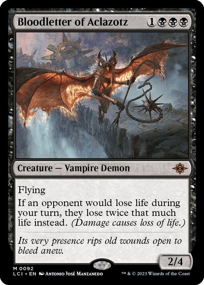 Bloodletter of Aclazotz - The Lost Caverns of Ixalan (LCI) NM