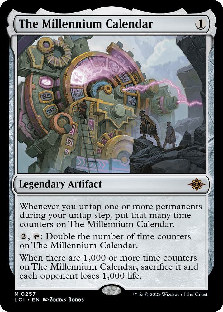 The Millennium Calendar - The Lost Caverns of Ixalan (LCI) NM *FOIL*