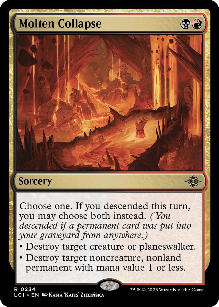Molten Collapse - The Lost Caverns of Ixalan (LCI) NM