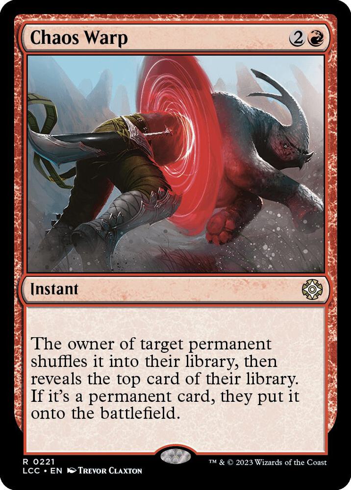 Chaos Warp - Commander: The Lost Caverns of Ixalan (LCC) LP