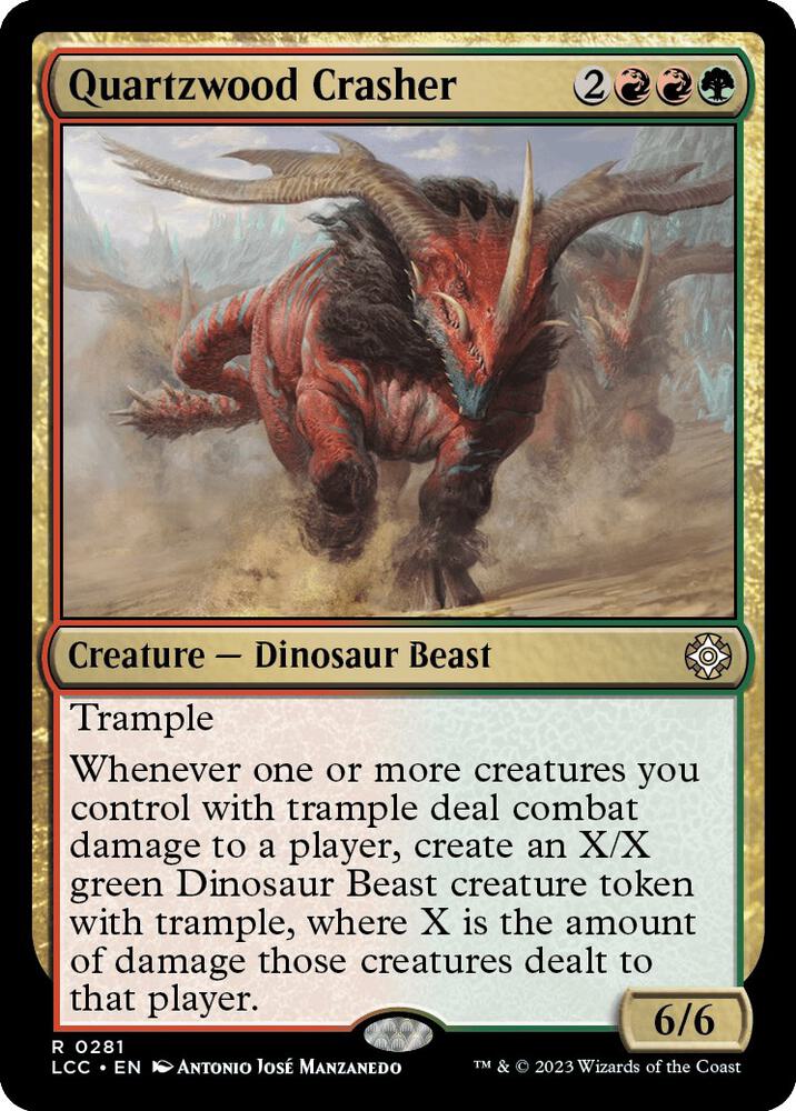 Quartzwood Crasher - Commander: The Lost Caverns of Ixalan (LCC) NM
