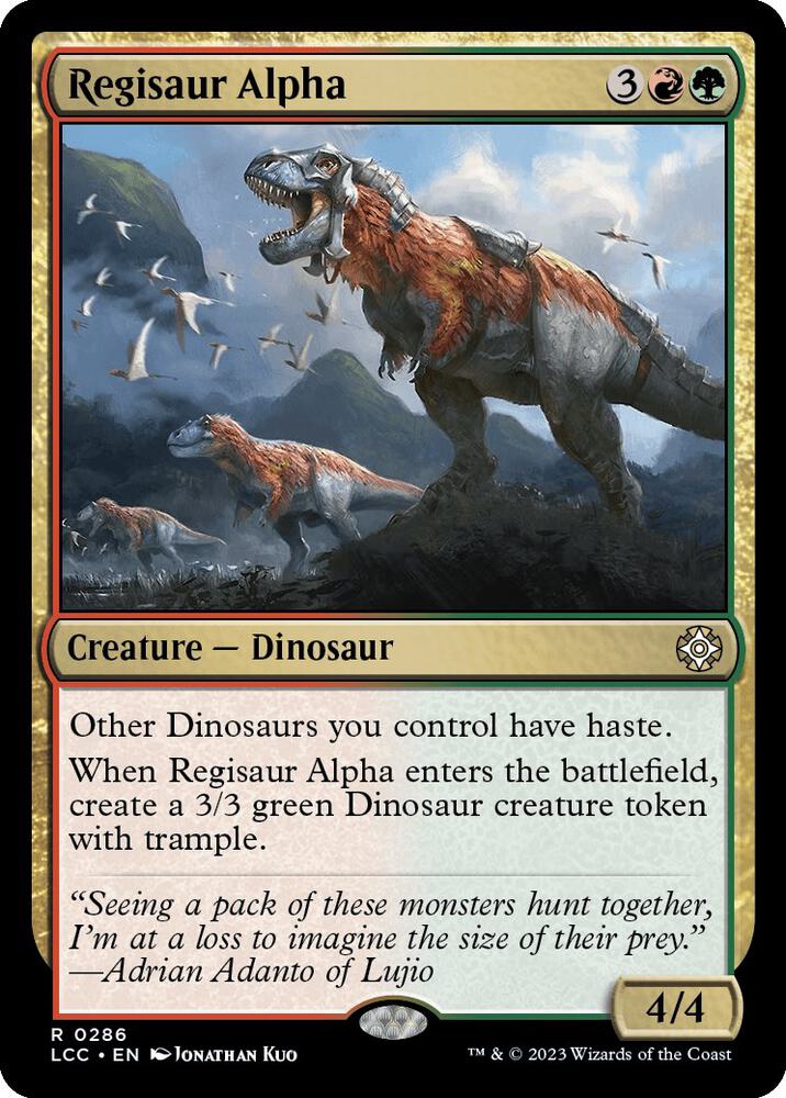 Regisaur Alpha - Commander: The Lost Caverns of Ixalan (LCC) NM