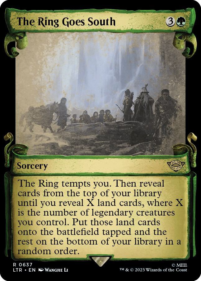 The Ring Goes South (Showcase Scrolls) - Universes Beyond: The Lord of the Rings: Tales of Middle-earth (LTR) NM *FOIL*