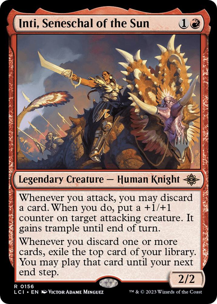 Inti, Seneschal of the Sun - Promo Pack: The Lost Caverns of Ixalan (PPLCI) NM