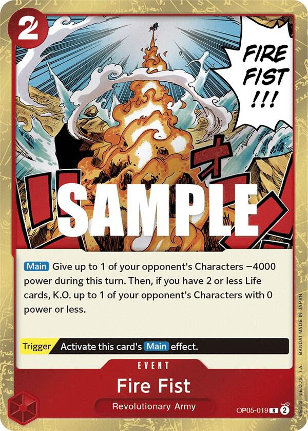 Fire Fist - Awakening of the New Era (OP05) NM *FOIL*