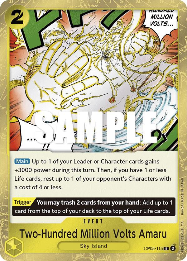 Two-Hundred Million Volts Amaru - Awakening of the New Era (OP05) NM *FOIL*