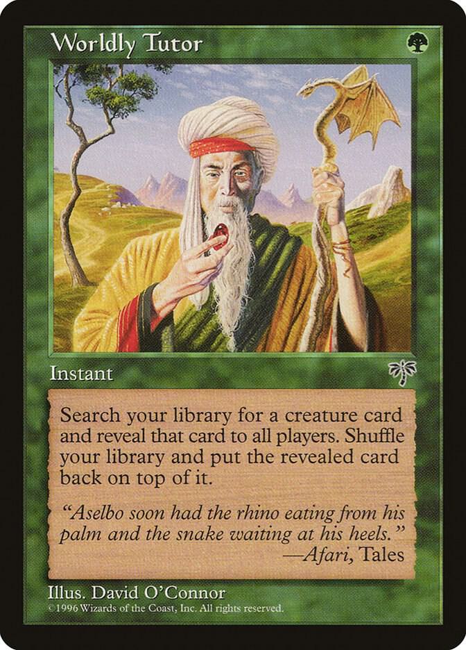 Worldly Tutor - Mirage (MIR) NM