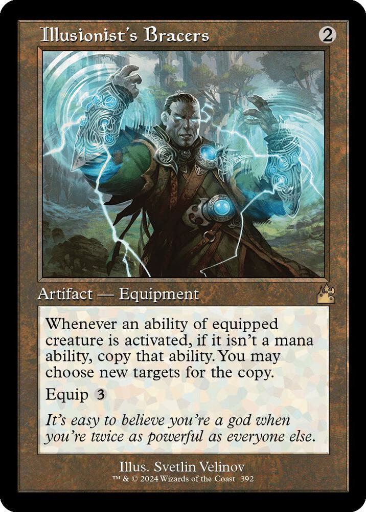 Illusionist's Bracers (Retro Frame) - Ravnica Remastered (RVR) NM