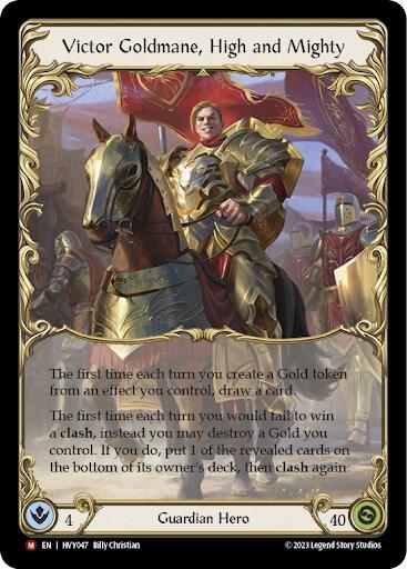 Victor Goldmane, High and Mighty - Heavy Hitters (HVY) NM