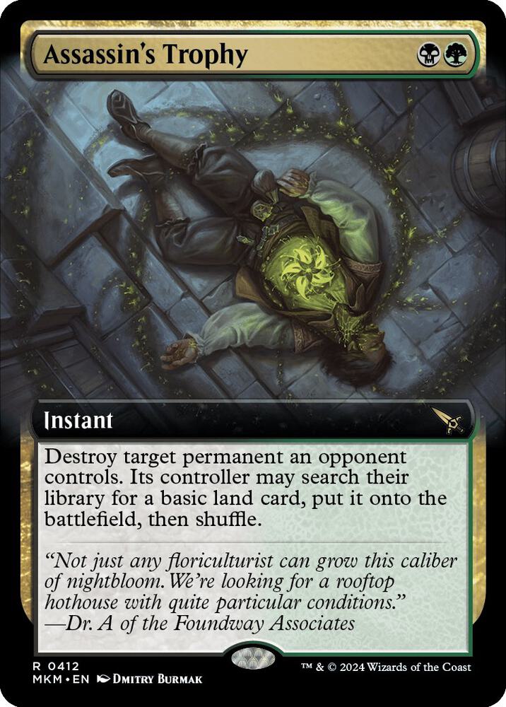 Assassin's Trophy (Extended Art) - Murders at Karlov Manor (MKM) NM